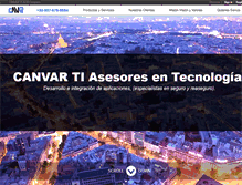 Tablet Screenshot of canvarti.com